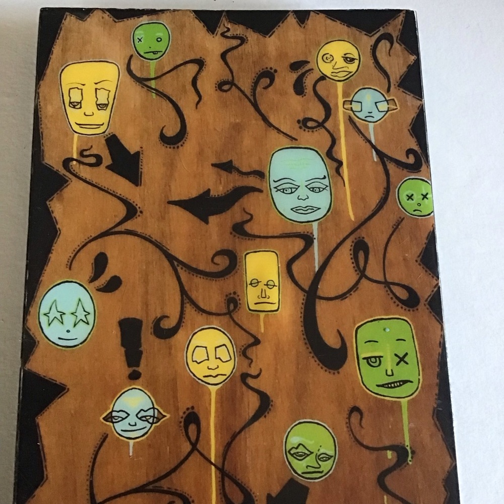 Quirky Artwork on Wood by Jeff Claassen: We Are Not Culturally Significant - Picture 3 of 6